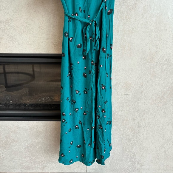 NWT BILLABONG TEAL BLUE WRAP DRESS, SIZE XS - Picture 12 of 12